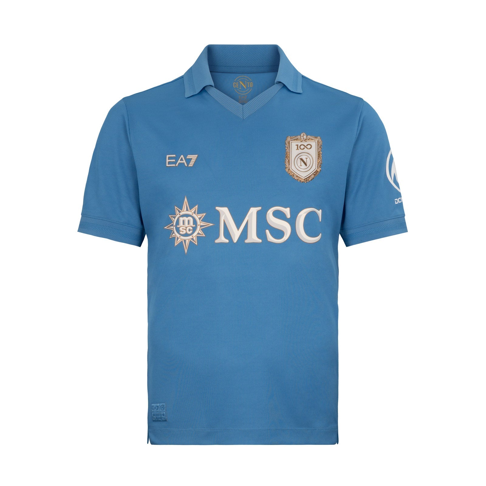 Camisa Infantil EA7 Napoli 2026/27 I Jogador
