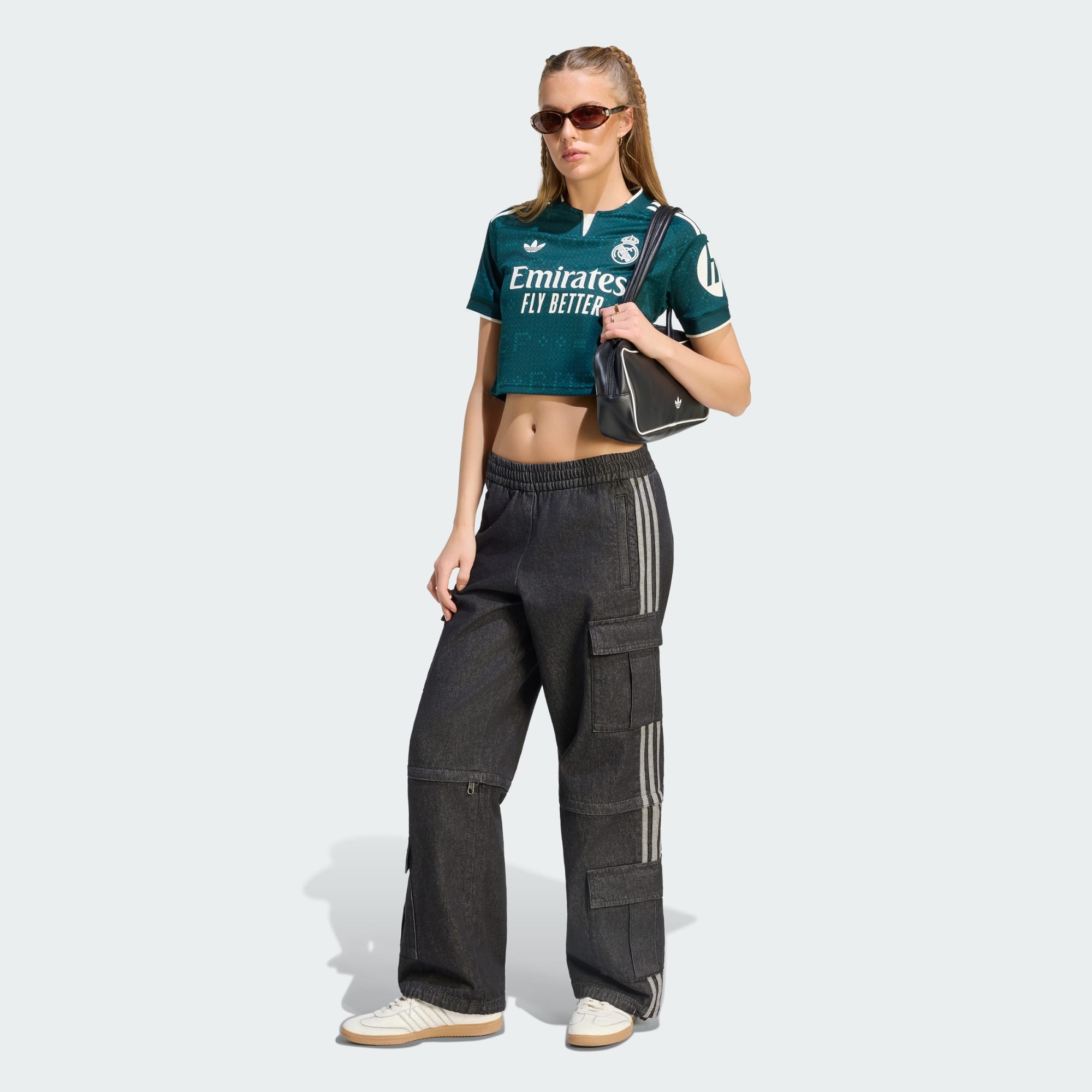 Camisa Feminina Cropped Adidas Real Madrid 2026/27 II