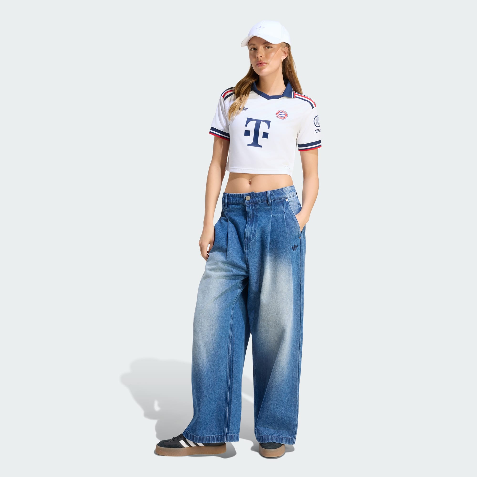 Camisa Feminina Cropped Adidas Bayern de Munique 2026/27 II