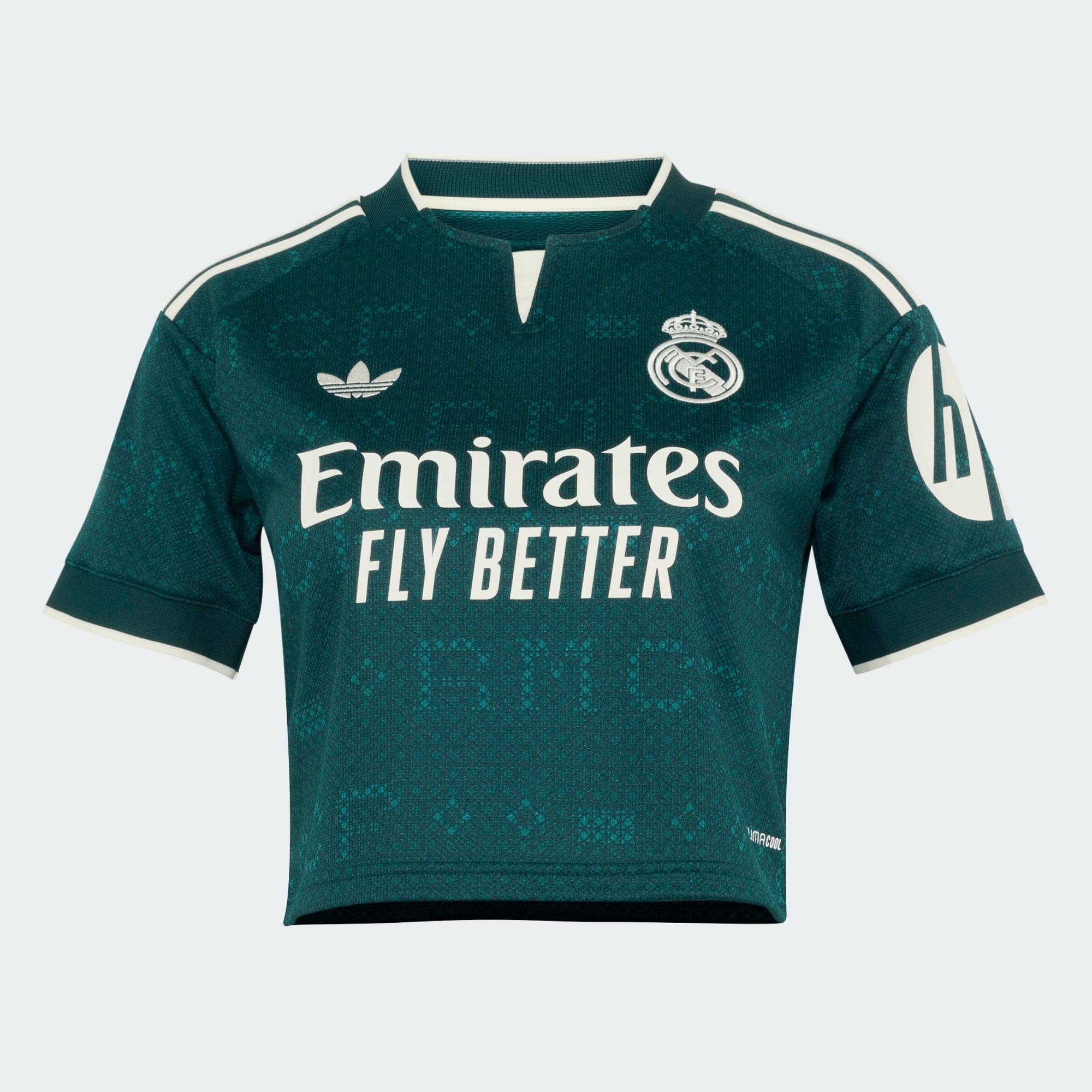 Camisa Feminina Cropped Adidas Real Madrid 2026/27 II