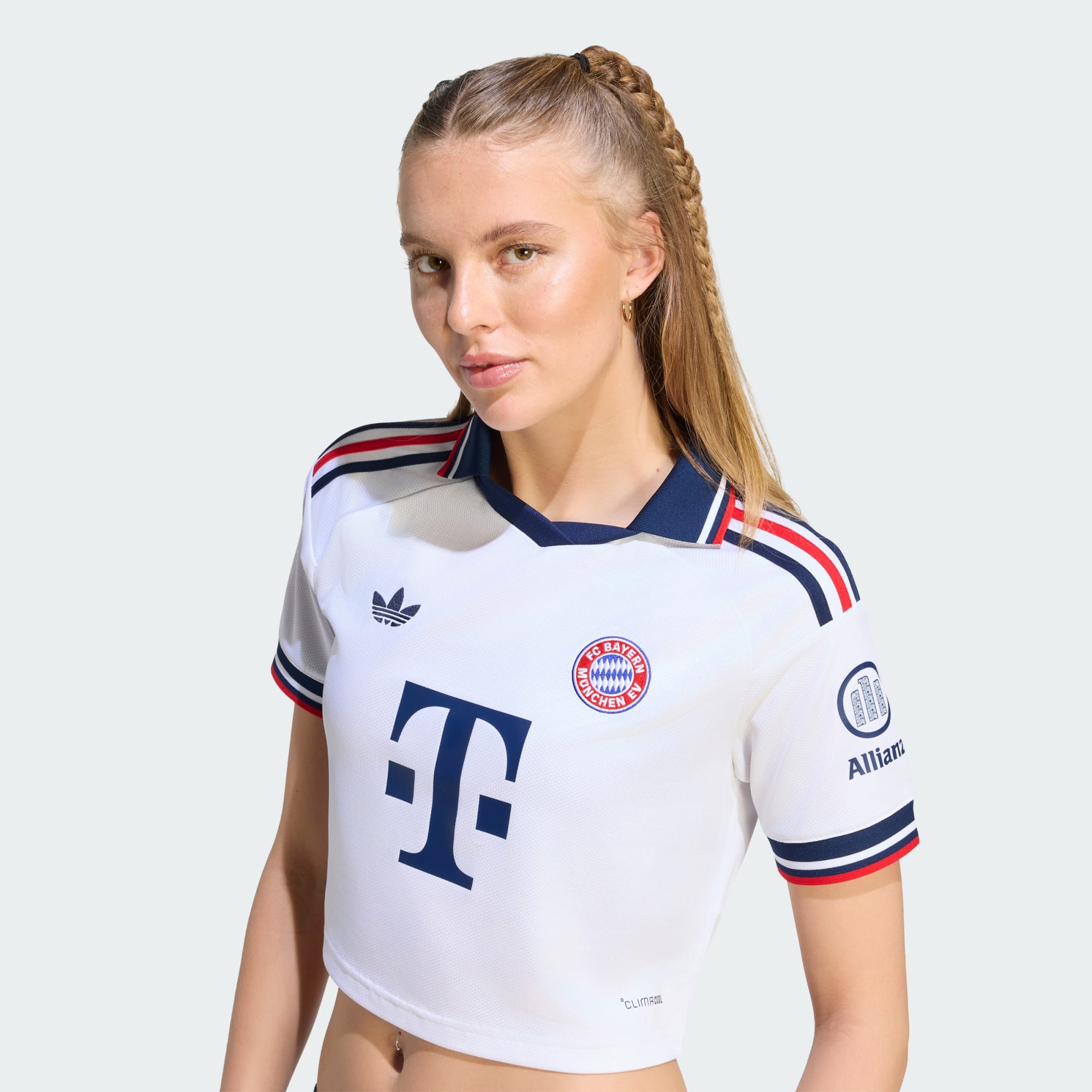 Camisa Feminina Cropped Adidas Bayern de Munique 2026/27 II