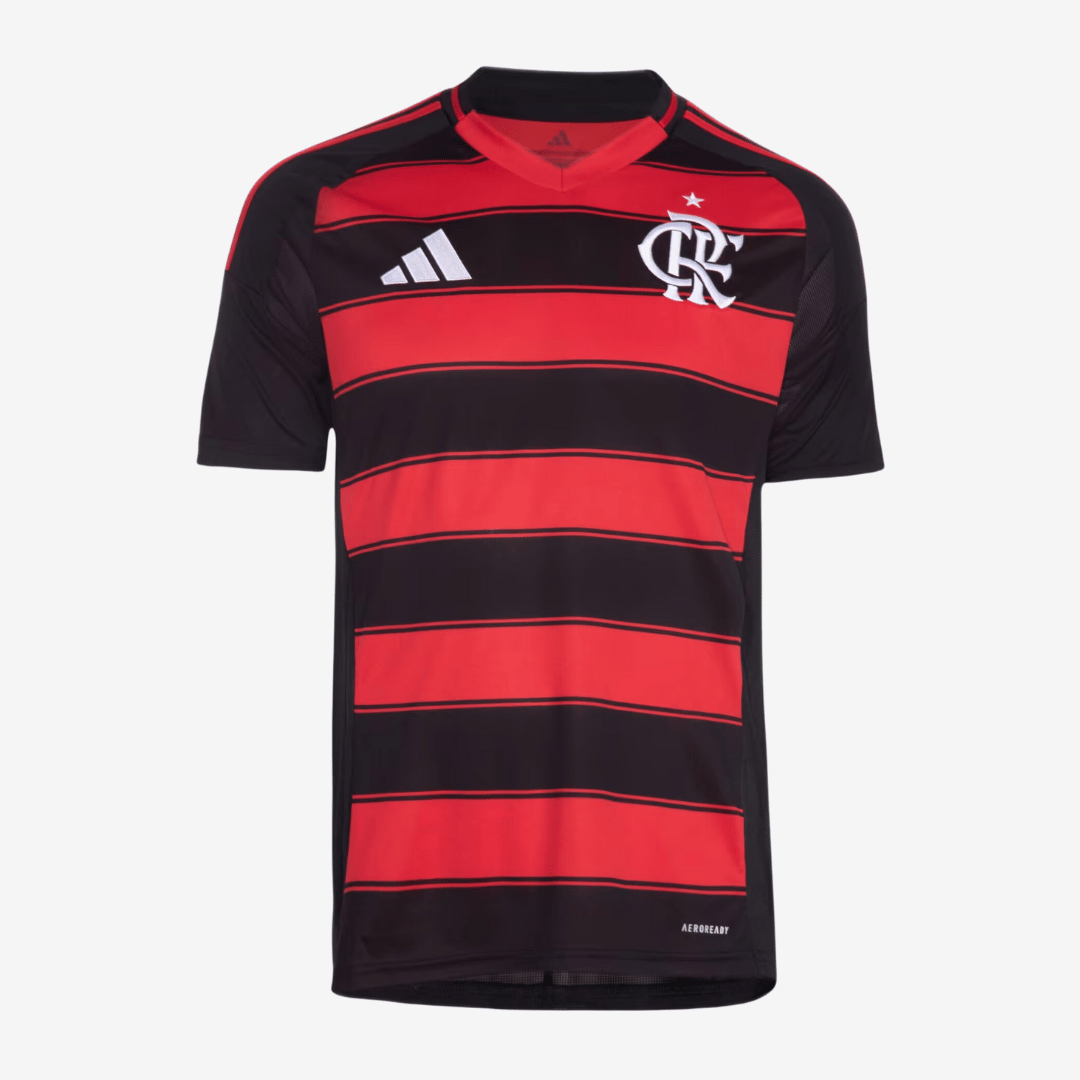 Camisa Adidas Flamengo 2025/26 I L. ARAÚJO N° 7