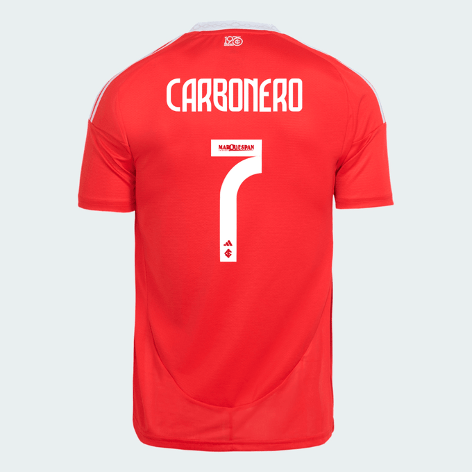 Camisa Internacional 2025/26 I Torcedor — CARBONERO Nº 7