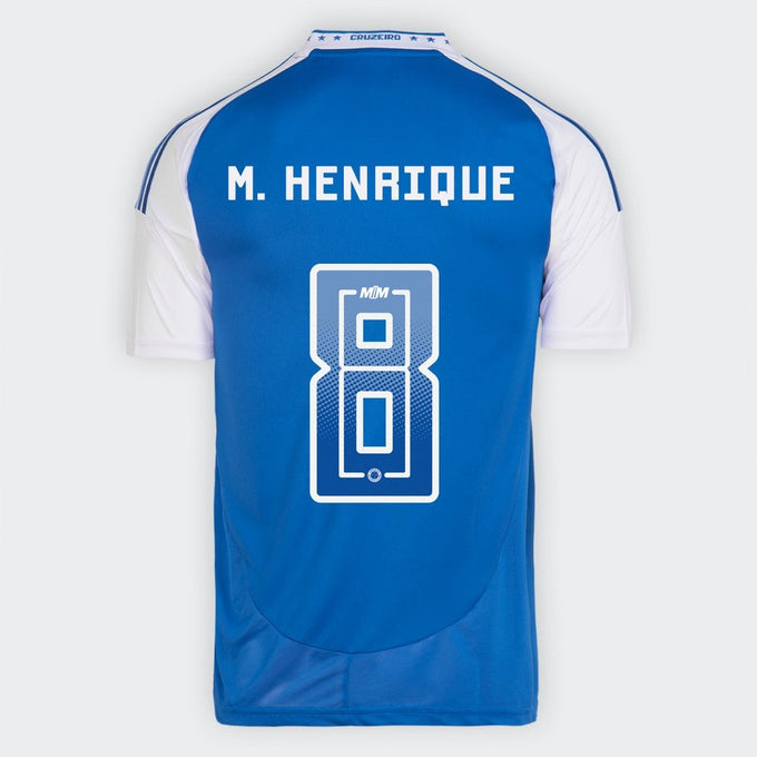 Camisa Cruzeiro 2025/26 I Torcedor — M. HENRIQUE Nº 8