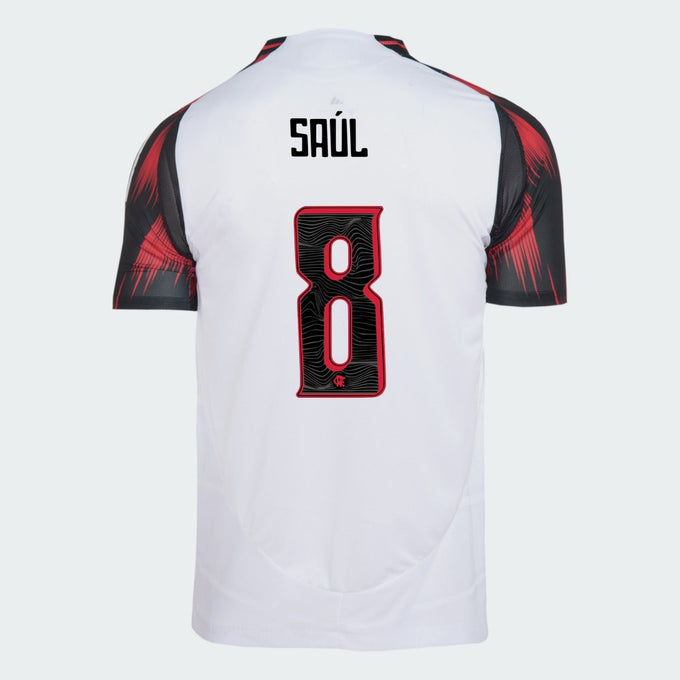 Camisa Flamengo 2025/26 II Torcedor — SAÚL Nº 8