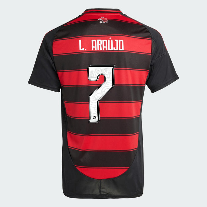 Camisa Flamengo 2025/26 I Torcedor — LUIZ ARAUJO Nº 7