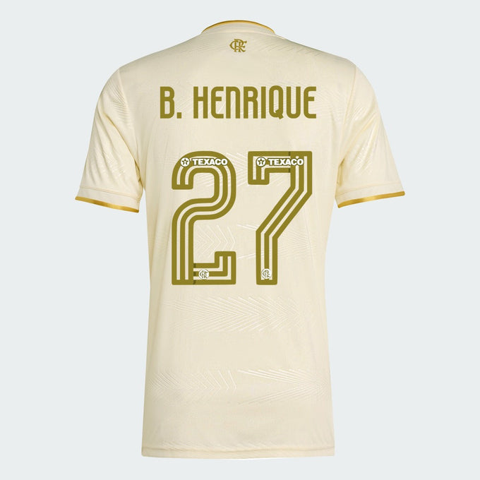 Camisa Flamengo 2025/26 III Torcedor — BRUNO H. Nº 27