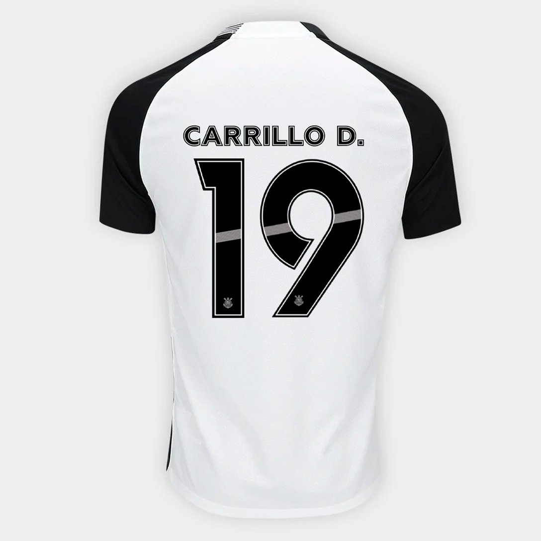Camisa Corinthians 2025/26 I CARRILLO D. N° 19
