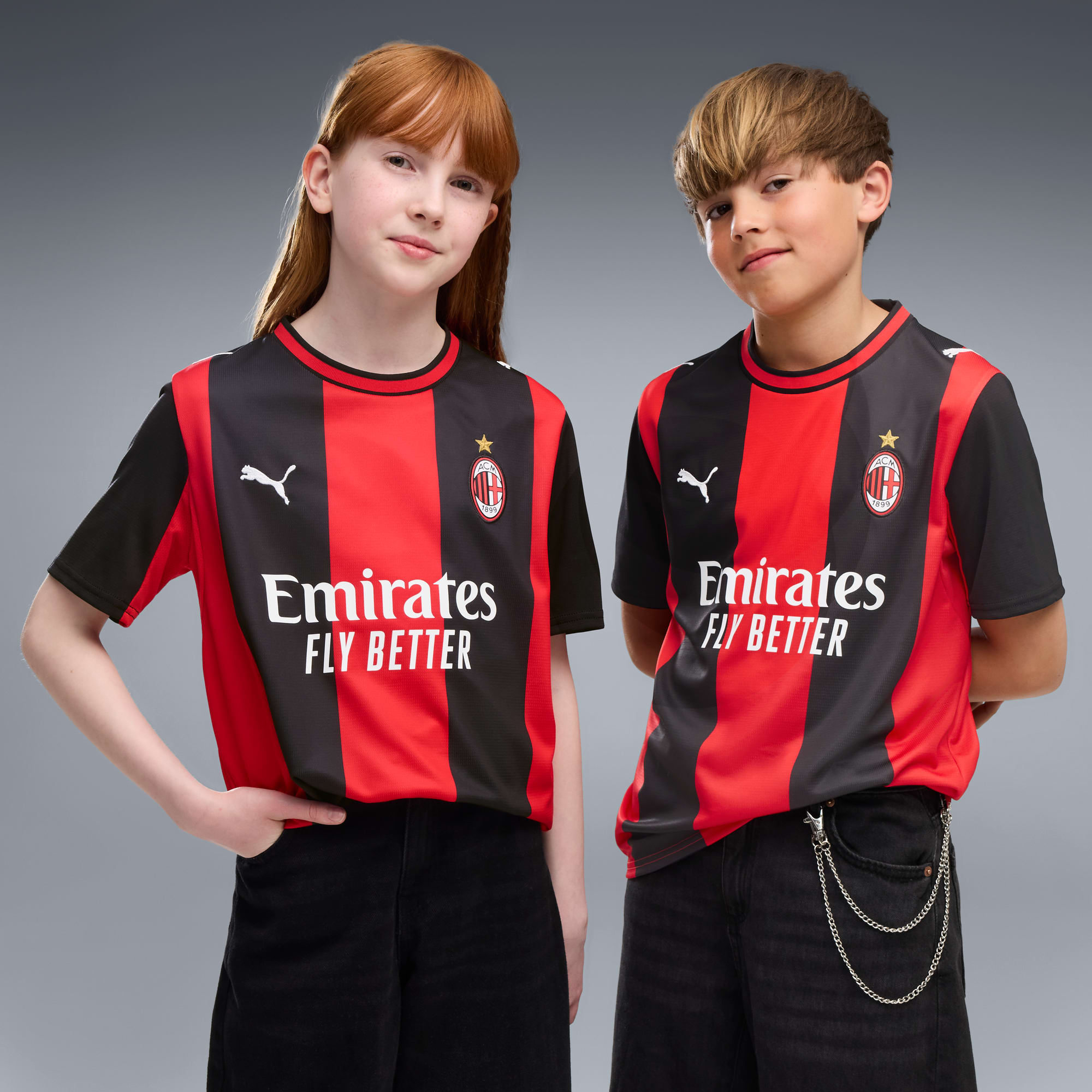 Camisa Infantil Puma AC Milan 2026/27 I - imagem 4