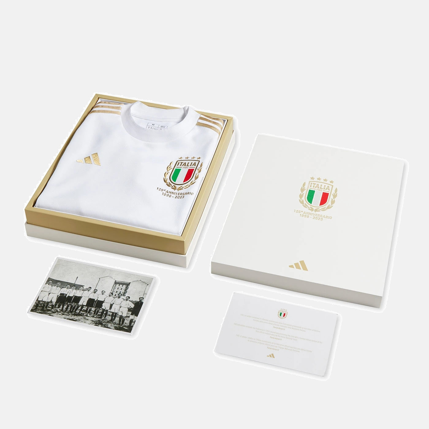 Camisa adidas Itália 125th Anniversary