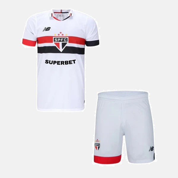 Conjunto Infantil New Balance São Paulo FC 2024/25 I