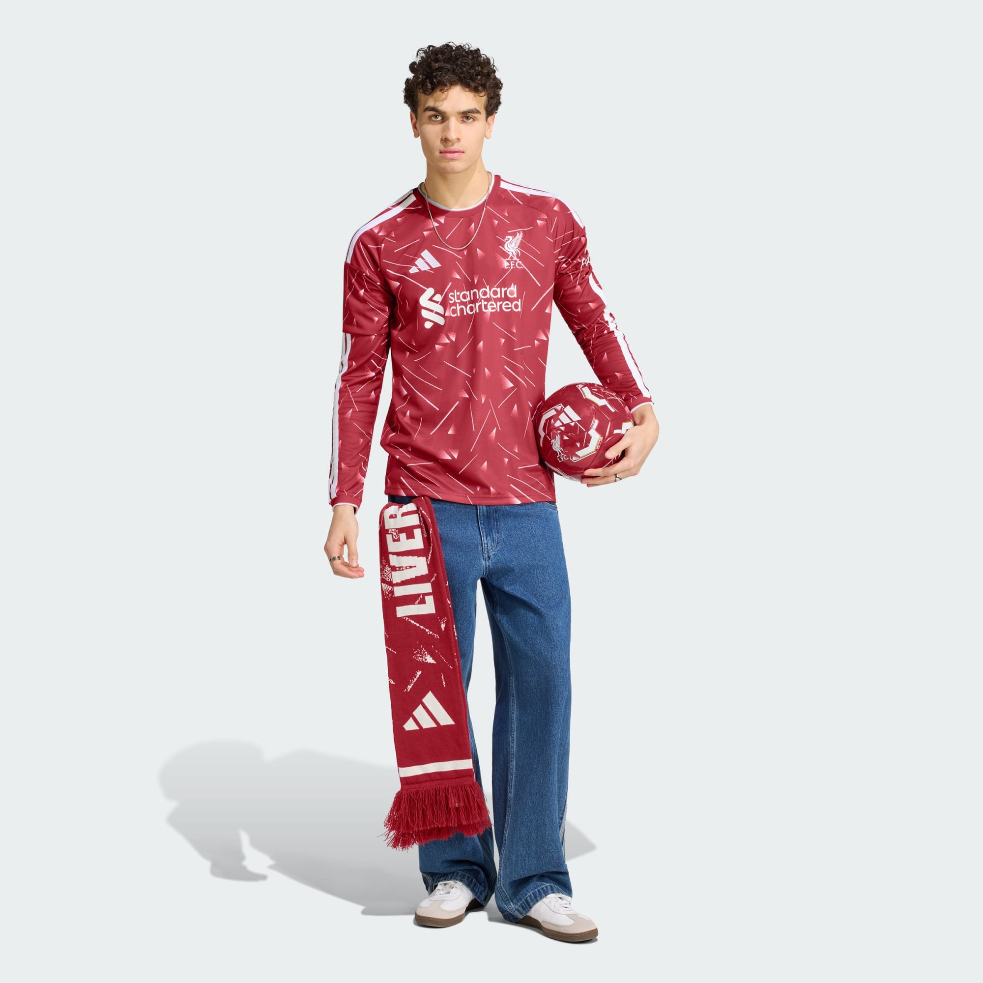 Camisa Manga Longa Adidas Liverpool 2026/27 I - imagem 6