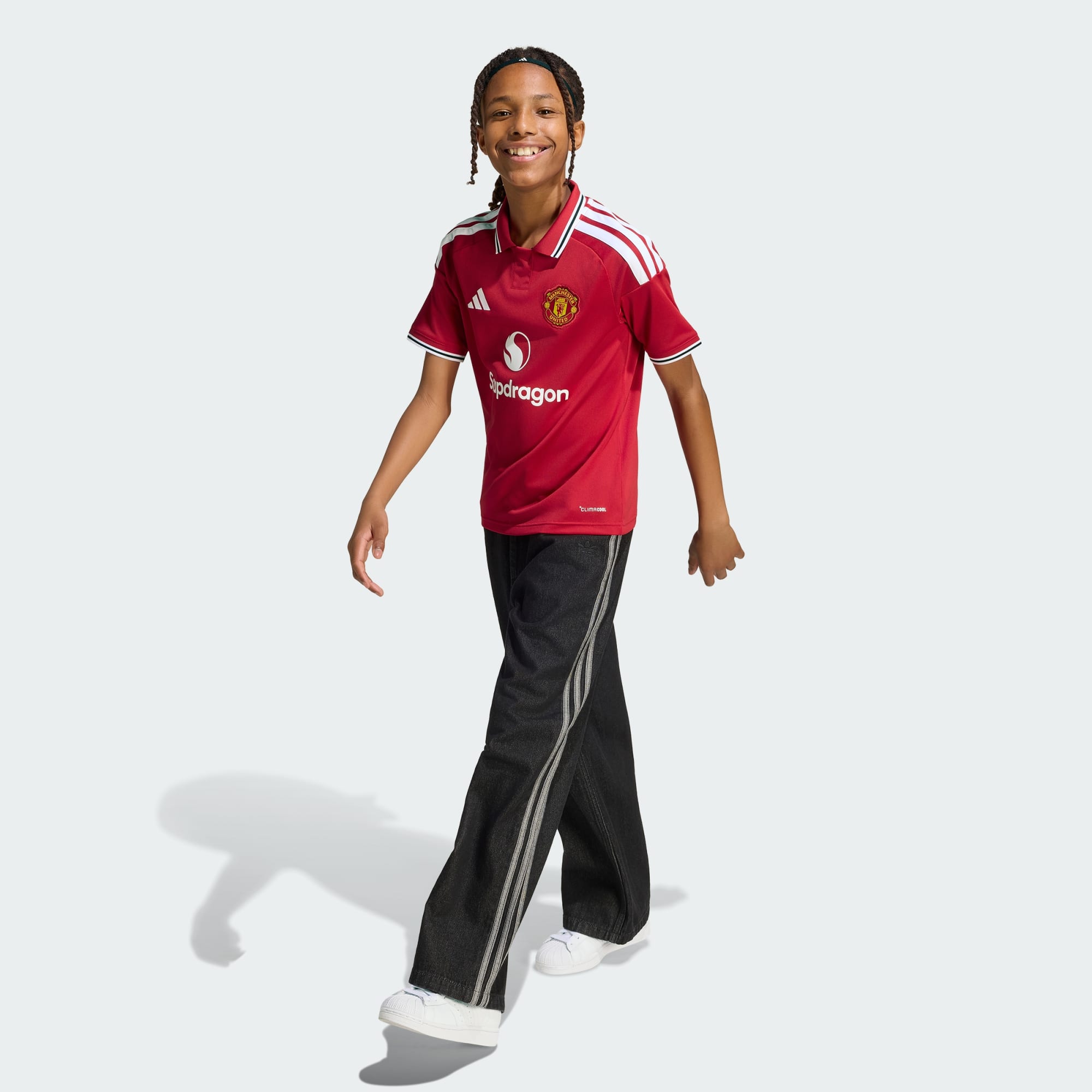 Conjunto Infantil Adidas Manchester United 2026/27 I - imagem 6