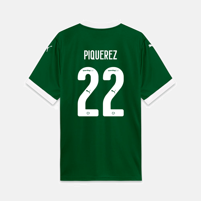 Camisa Palmeiras 2025/26 I Torcedor — PIQUEREZ Nº 22