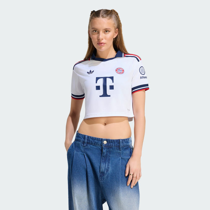 Camisa Adidas Feminina Bayern de Munique 2026/27 II Torcedor Cropped