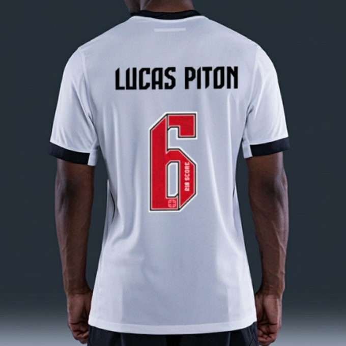 Camisa Vasco da Gama 2026/27 II Torcedor — LUCAS P. Nº 6