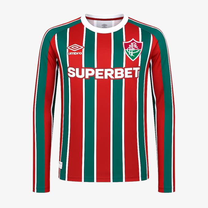 Camisa Fluminense 2025/26 I Torcedor Manga Longa
