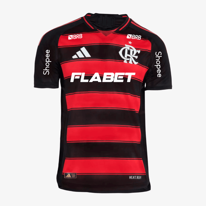 Camisa Flamengo 2025/26 I Jogador Com Patrocínios