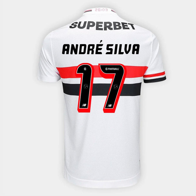 Camisa São Paulo FC 2025/26 I Torcedor — ADRE SILVA Nº 17