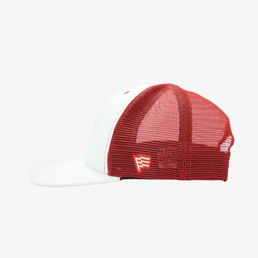 Boné Trucker Internacional Tela - Branco