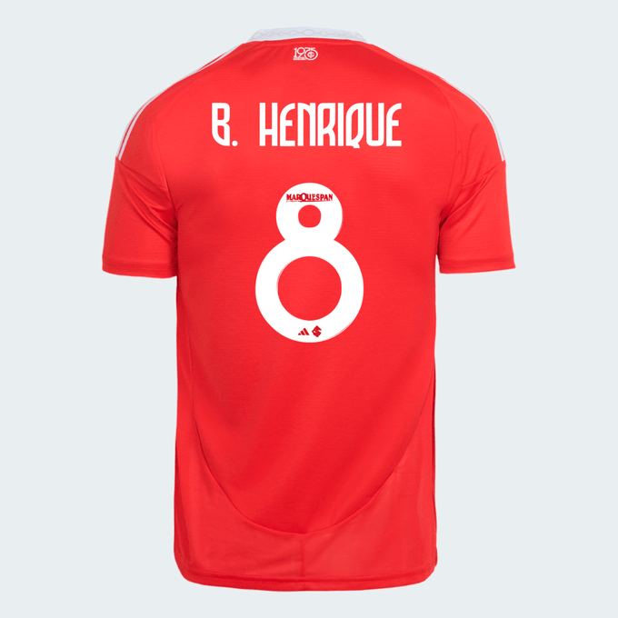 Camisa Internacional 2025/26 I Torcedor — BRUNO H. Nº 9