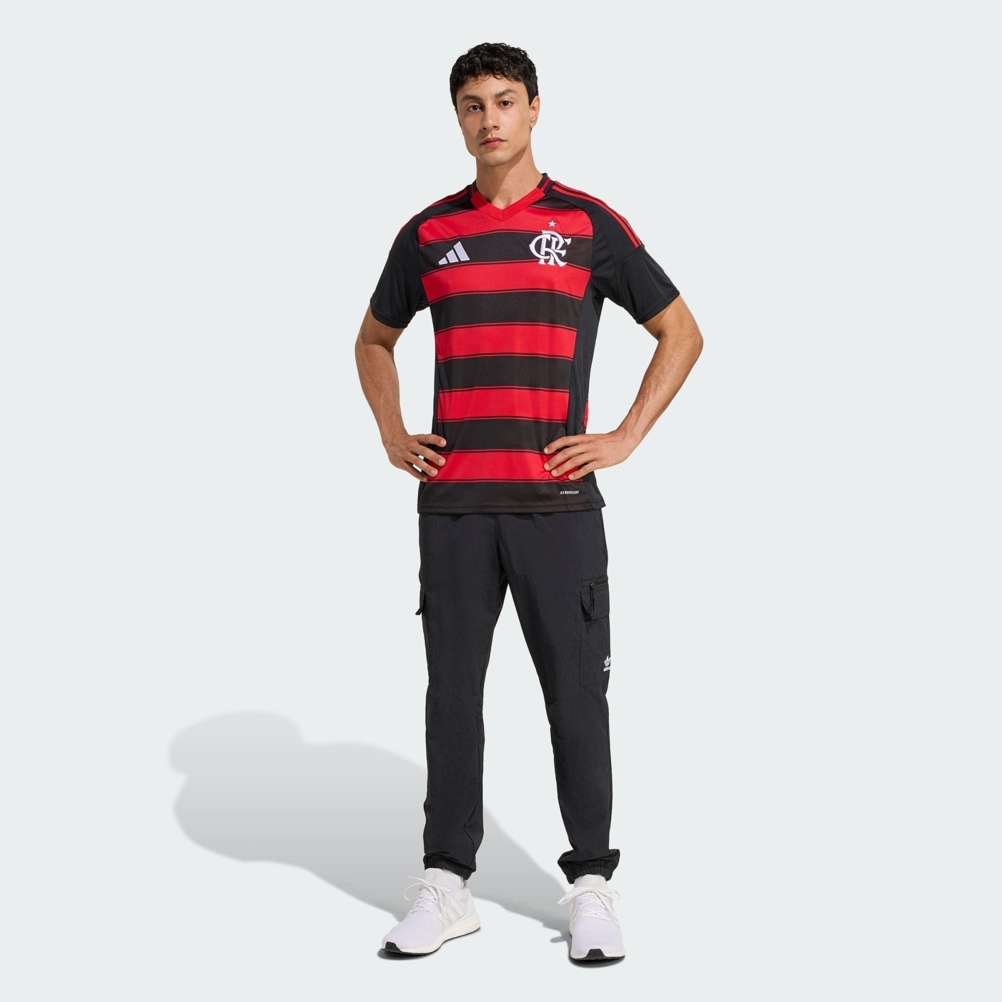 Camisa Adidas Flamengo 2025/26 I B. HENRIQUE N° 27