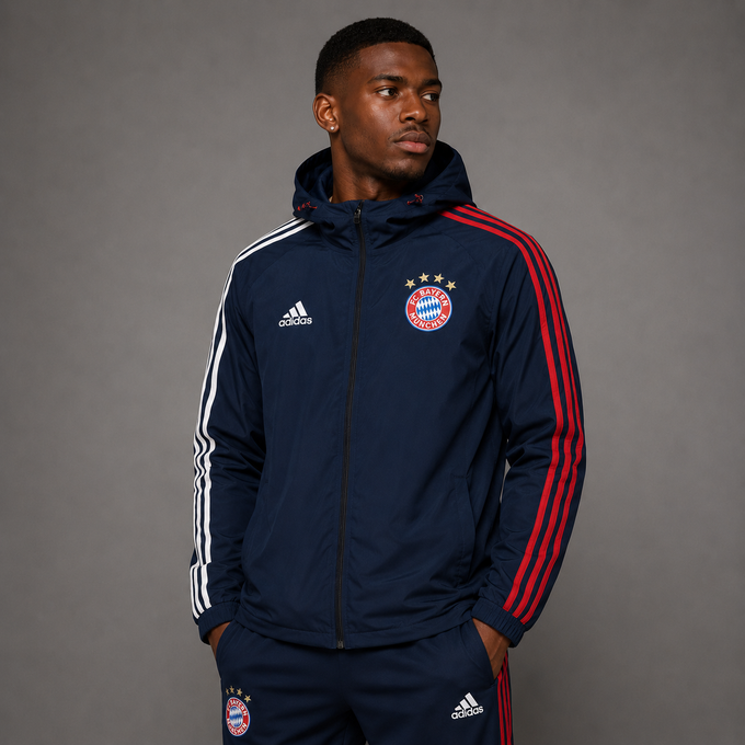 Jaqueta Corta-Vento Adidas Bayern de Munique