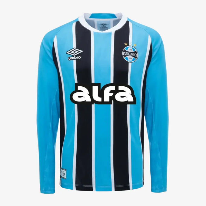 Camisa Grêmio 2025/26 I Torcedor Manga Longa