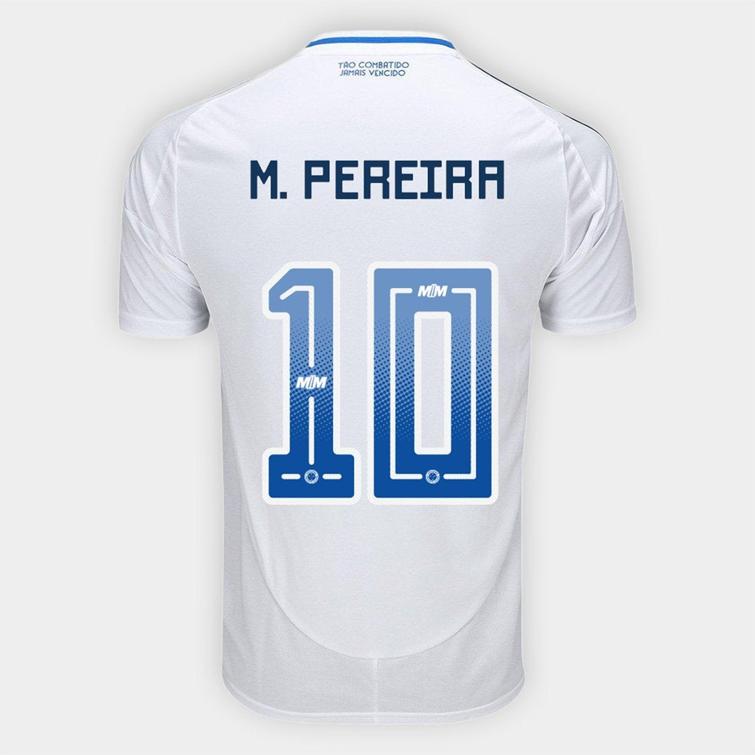 Camisa Adidas Cruzeiro 2025/26 II M. PEREIRA N° 10