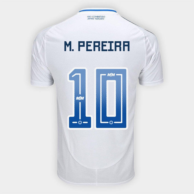 Camisa Cruzeiro 2025/26 II Torcedor — M. PEREIRA Nº 10