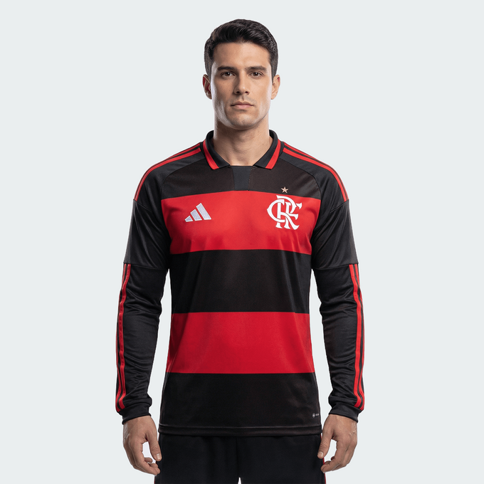 Camisa Flamengo 2026/27 I Torcedor Manga Longa