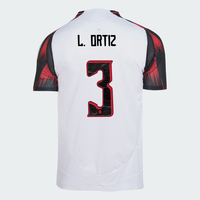 Camisa Flamengo 2025/26 II Torcedor — LÉO ORTIZ Nº 3