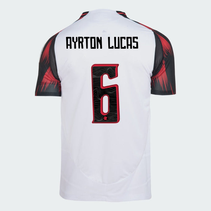 Camisa Flamengo 2025/26 II Torcedor — AYRTON L. Nº 6