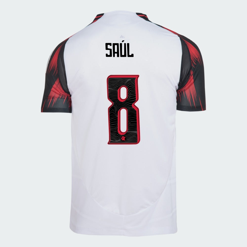 Camisa Adidas Flamengo 2025/26 II SAÚL N° 8