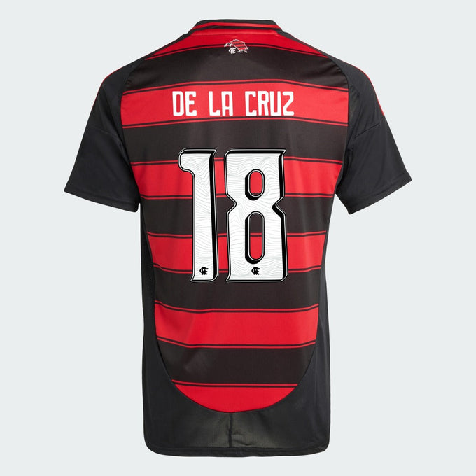 Camisa Flamengo 2025/26 I Torcedor — DE LA CRUZ Nº 18