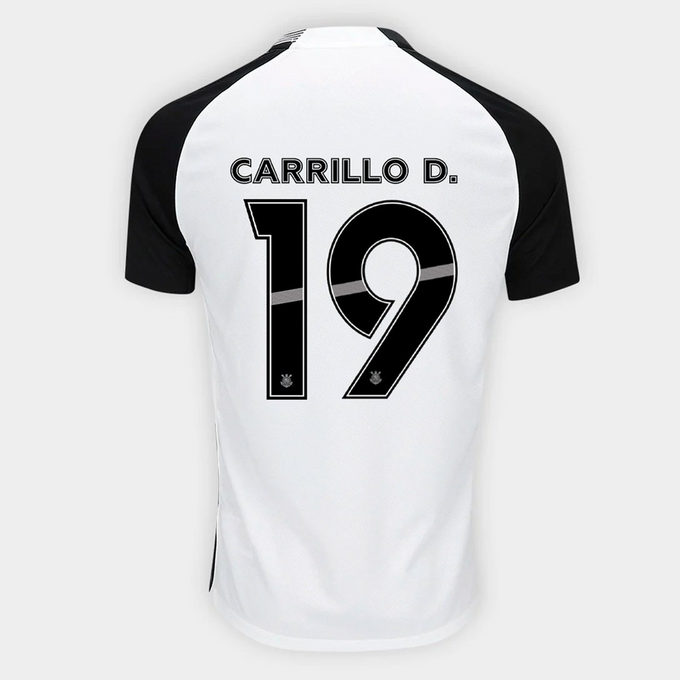 Camisa Corinthians 2025/26 I Torcedor — CARRILLO D. Nº 19