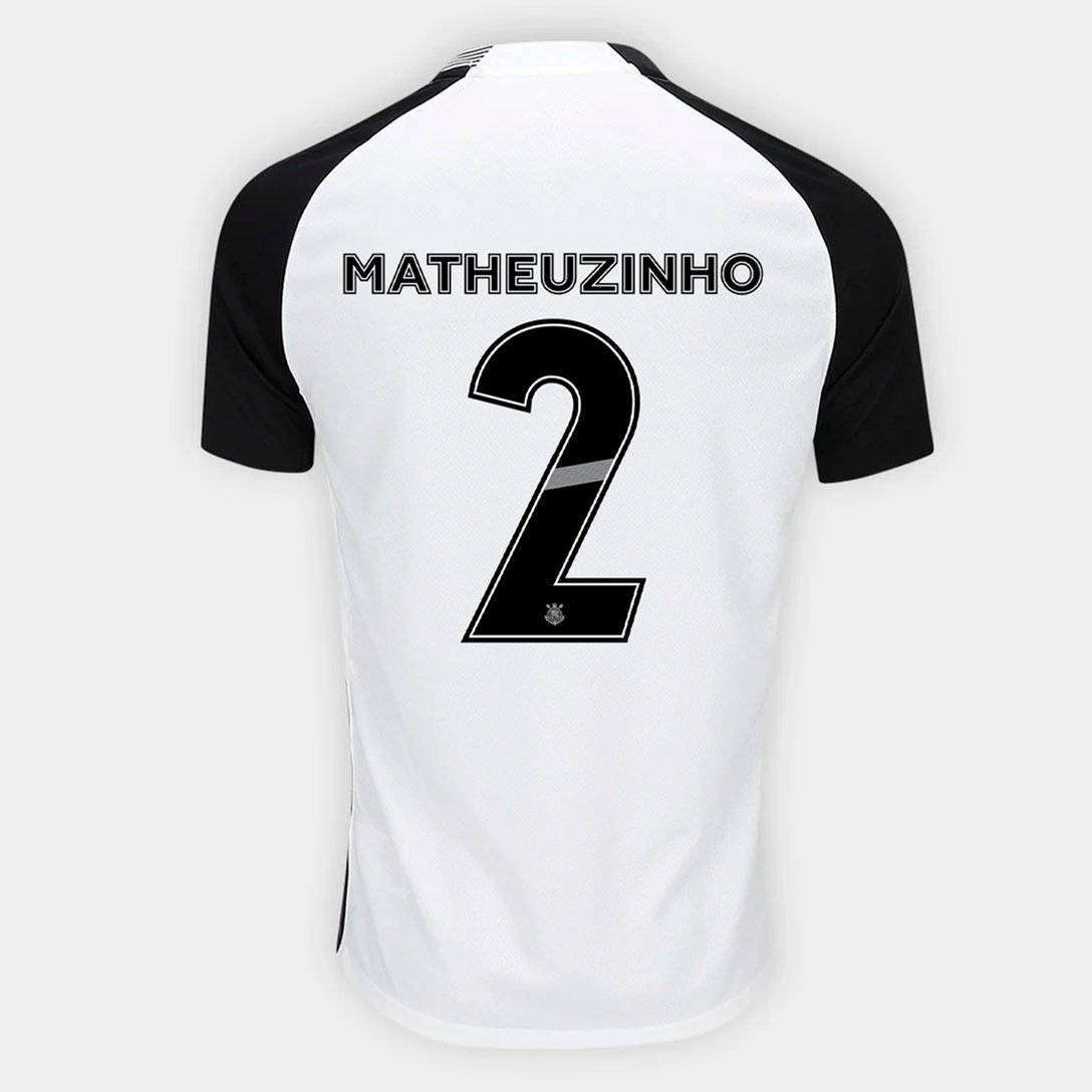 Camisa Corinthians 2025/26 I MATHEUZINHO N° 2