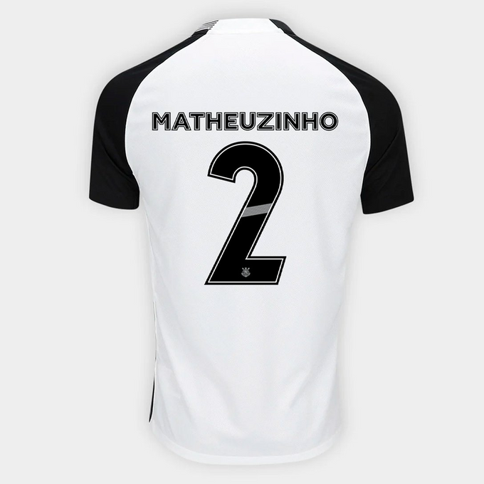 Camisa Corinthians 2025/26 I Torcedor — MATHEUZINHO Nº 2