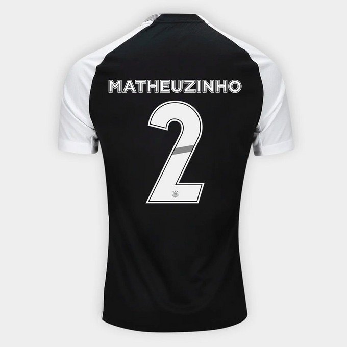 Camisa Corinthians 2025/26 II Torcedor — MATHEUZINHO Nº 2