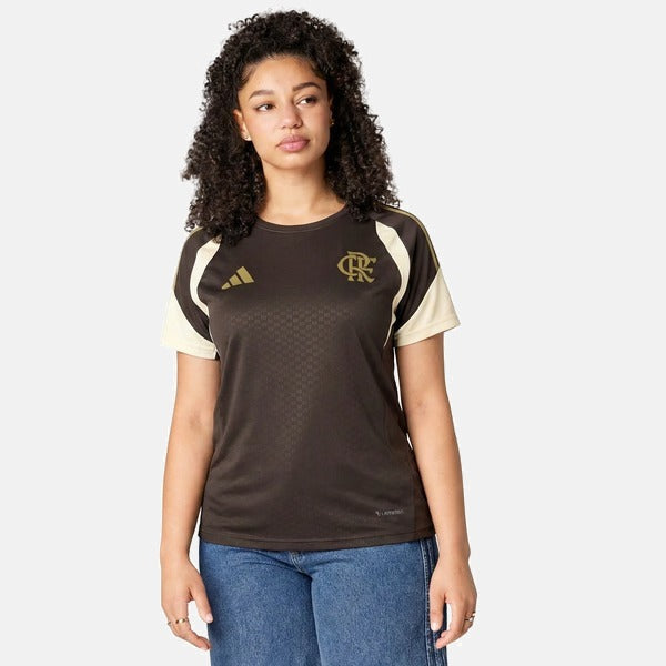 Camisa Feminina Flamengo 2026/27 Treino Marrom