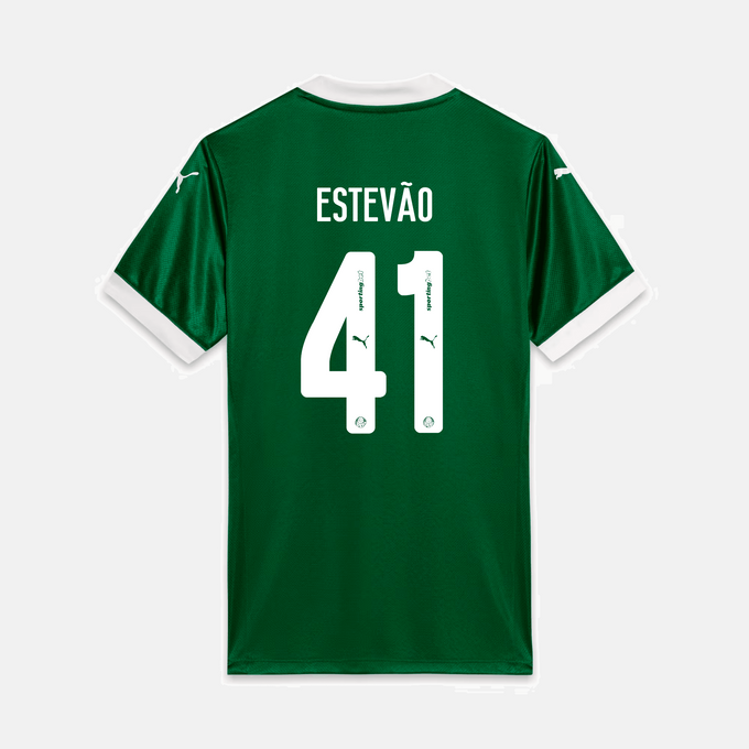Camisa Palmeiras 2025/26 I Torcedor — ESTEVAO Nº 41