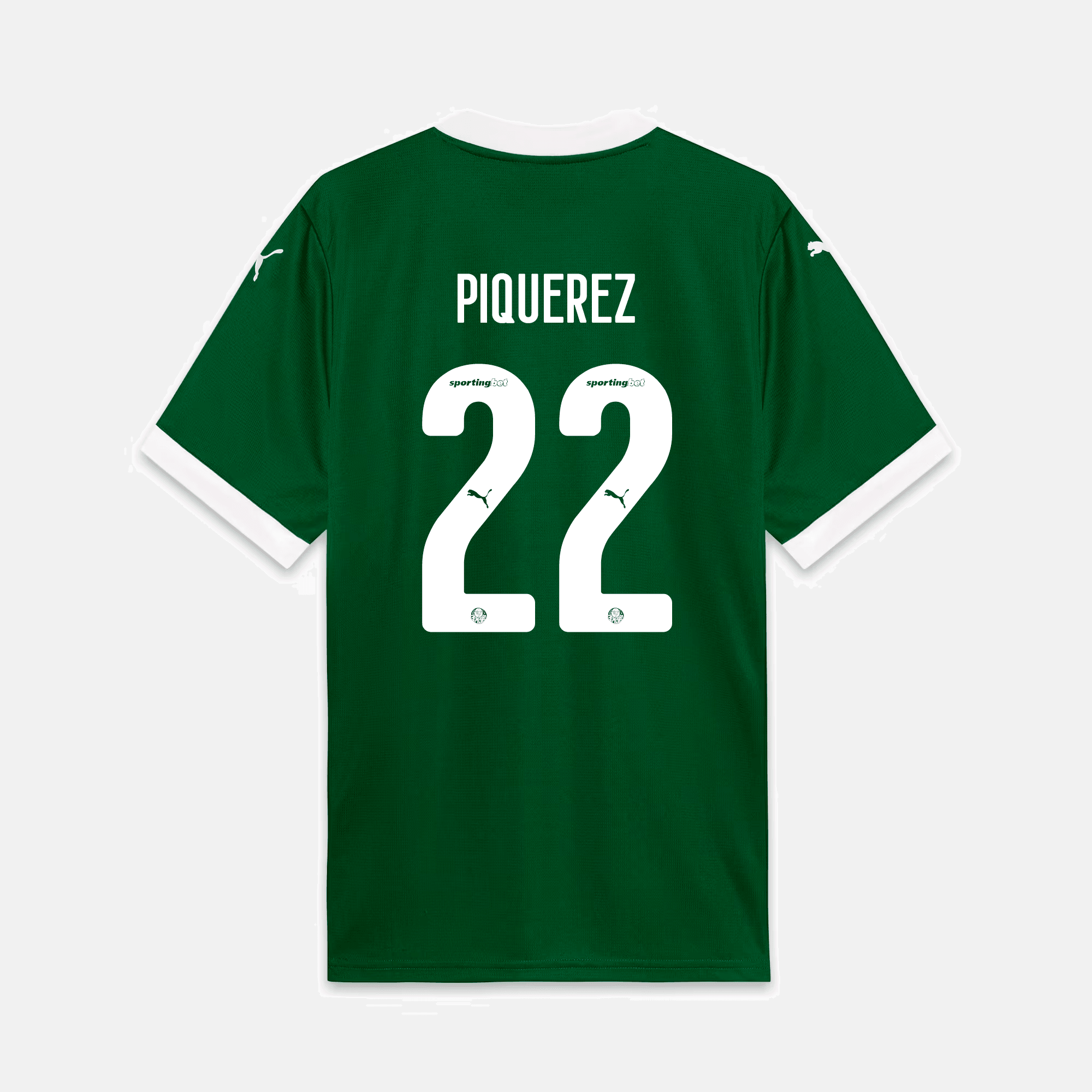 Camisa Puma Palmeiras 2025/26 I - Piquerez N° 22