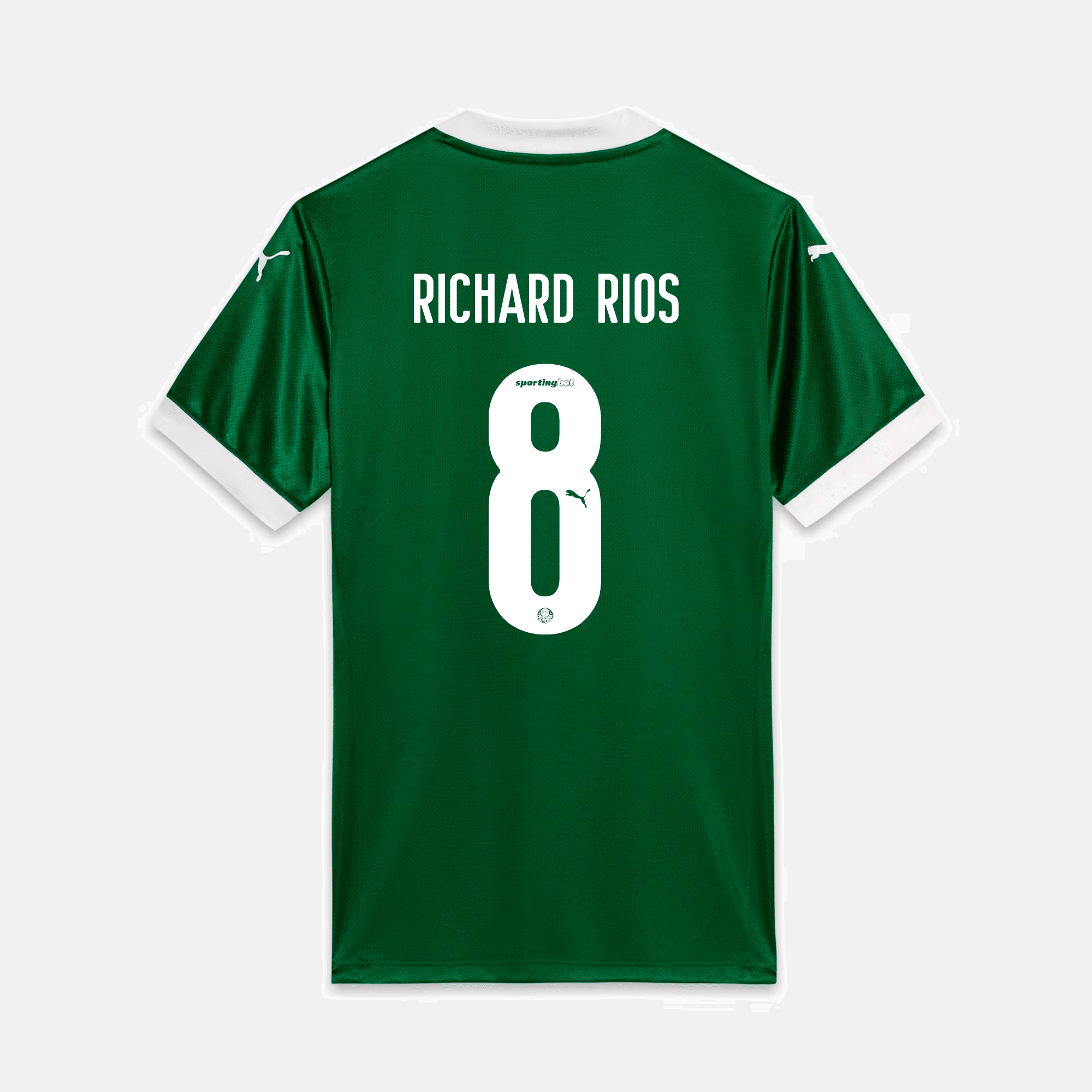 Camisa Puma Palmeiras 2025/26 I - Richard Rios N° 8